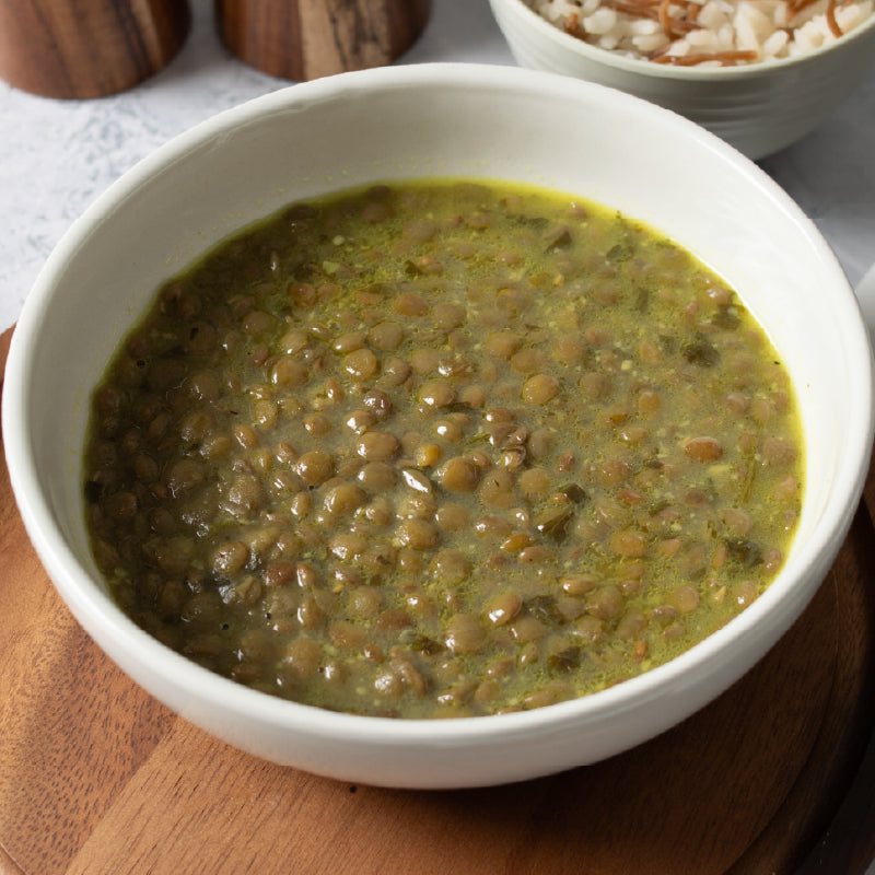 Sopa de lentejas al curry