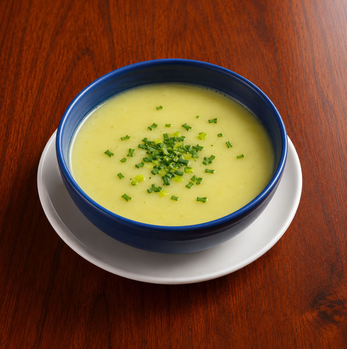 Crema de puerro y papa
